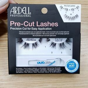 Ardell Professional Pre Cut Lashes Demi W Black False Lashes + Duo Adhesive
